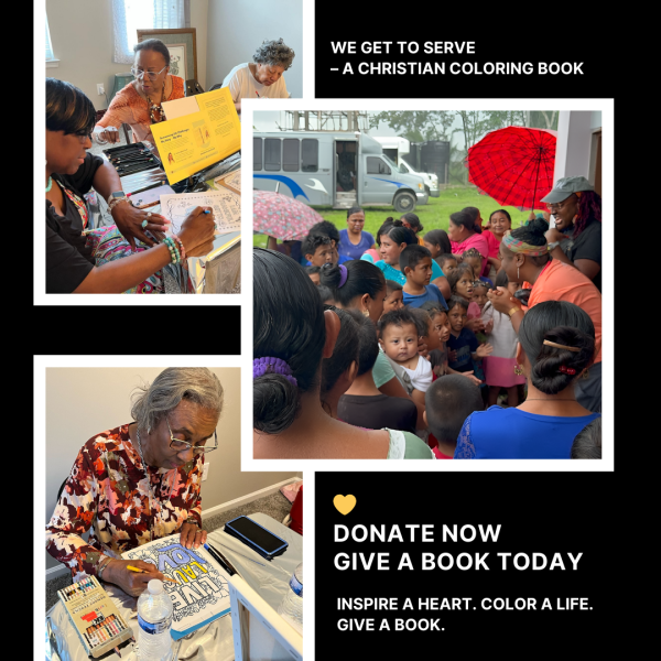 Donate a Book | We Get To Serve